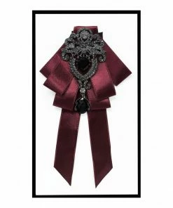 Brand Q, Inc Ribbon Bow Tie W/ Brooch 7 Brand Q, Inc Ribbon Bow Tie W/ Brooch