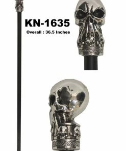 Sigma Impex Inc. Cane Silver Skull
