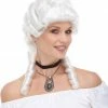 West Bay Grey & White Renaissance Lady Wig 1 West Bay Grey & White Renaissance Lady Wig