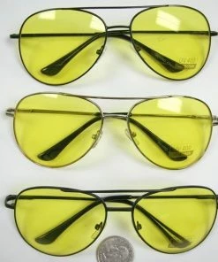 NAGIK Corp Aviator Yellow Lenses