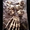 Funny Fashions Skull/Hand Bone Necklace Greek/Roman, Egyptian & Barbarian