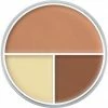 Kryolan Ultra Foundation Tri Color Wheel