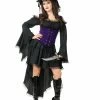 Charades Black Pearl Pirate Lady Dress 1 Charades Black Pearl Pirate Lady Dress